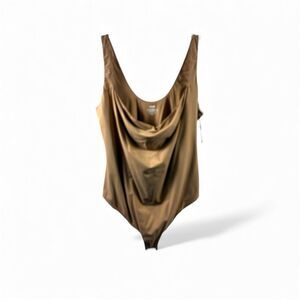 SKIMS NWT Sleeveless Loose Neck Bodysuit in Sienna Size 4X